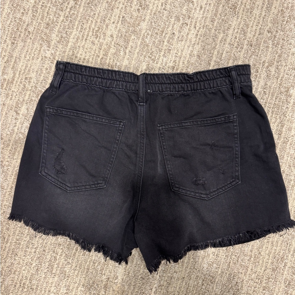 Aerie Black Jean Shorts - Picture 3 of 3